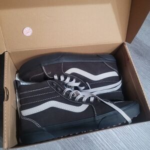 Vans Brown and Cream Men's Sneaker SIZE 9